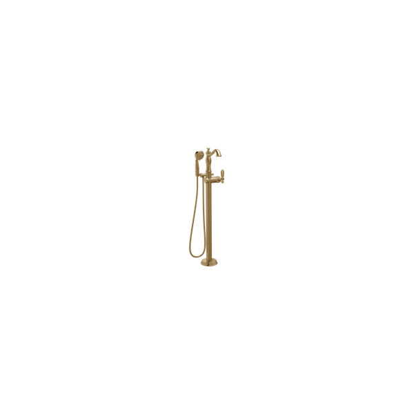 Thumbnail image of product: Traditional Floor Mount Tub Filler Trim - Less Handle