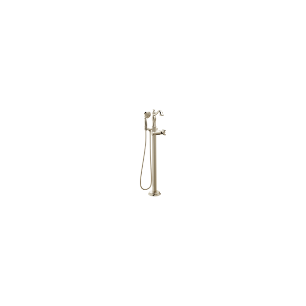 Thumbnail image of product: Traditional Floor Mount Tub Filler Trim - Less Handle