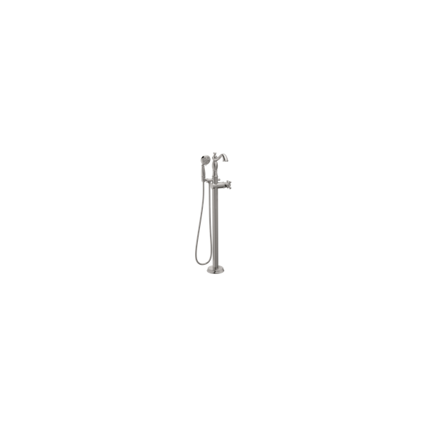 Thumbnail image of product: Traditional Floor Mount Tub Filler Trim - Less Handle