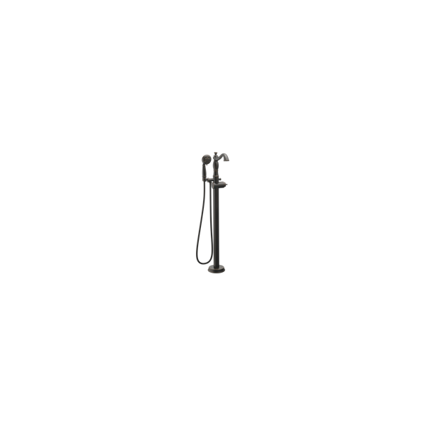 Traditional Floor Mount Tub Filler Trim - Less Handle